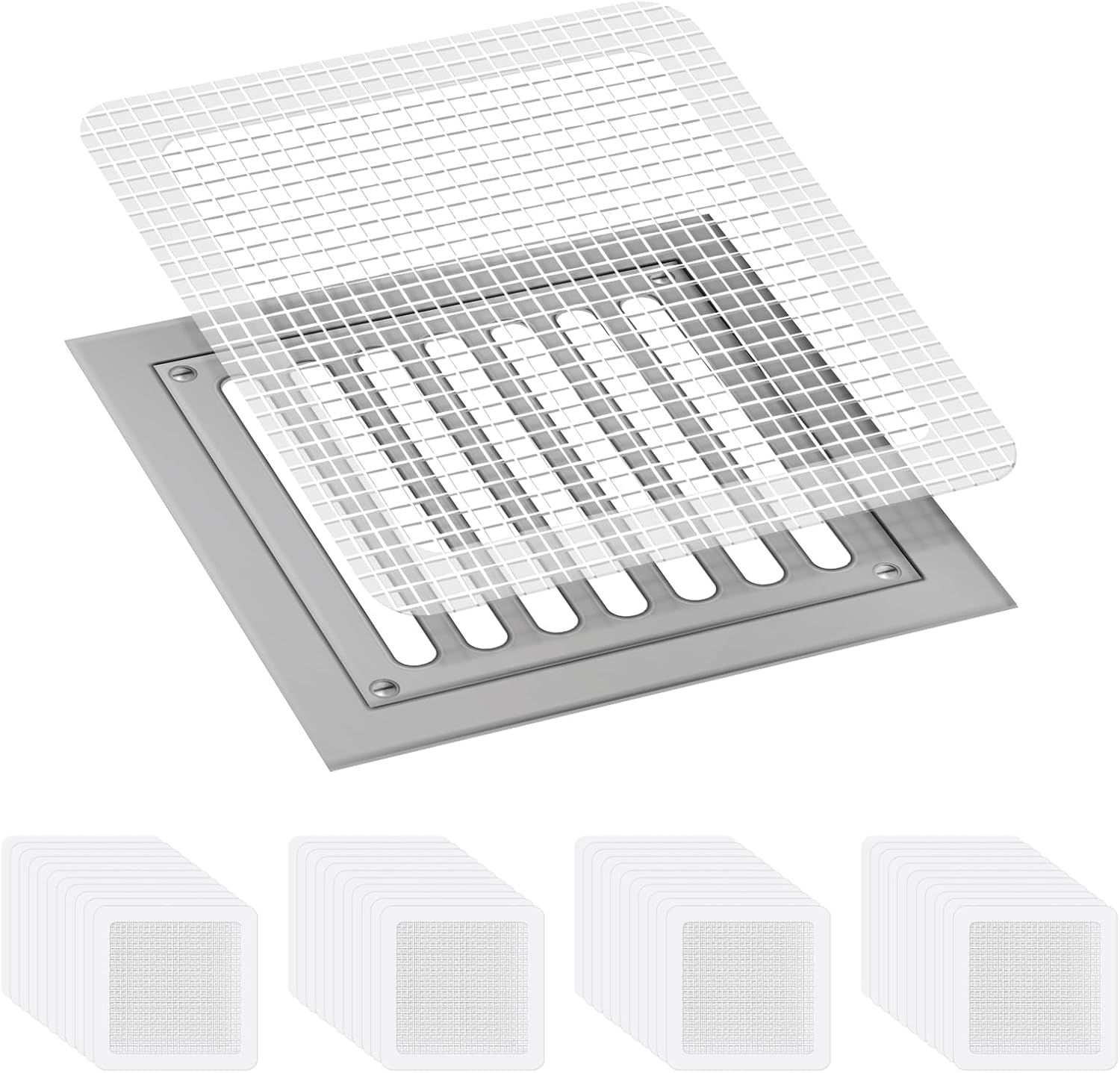 Hyakoz 4 Pièces Lavabo Filtre Grille Douche Anti Cheveux Attrape Cheveux Douche En Silicone