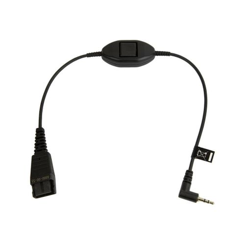 Jabra - Câble pour casque micro - jack micro mâle pour Déconnexion rapide mâle