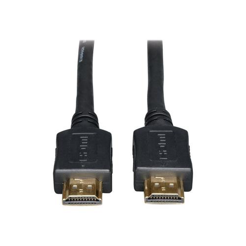 Eaton Tripp Lite Series High-Speed HDMI Cable, Digital Video with Audio, UHD 4K (M/M), Black, 25 ft. (7.62 m) - Câble HDMI - HDMI mâle pour HDMI mâle - 7.6 m - double blindage - noir - support 4K
