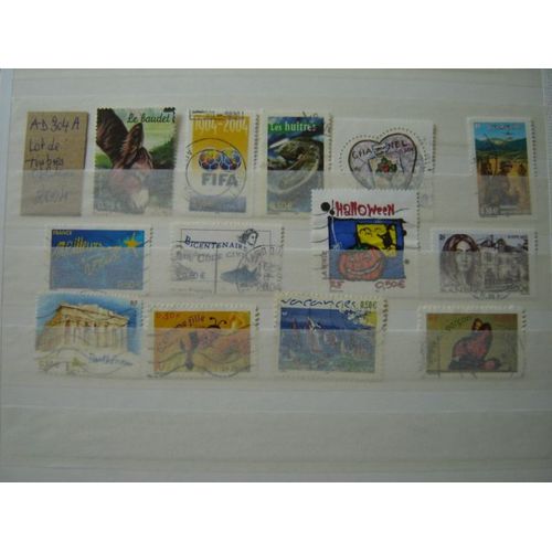 Ad 304 A // Lot De Timbres Oblitérés France 2004