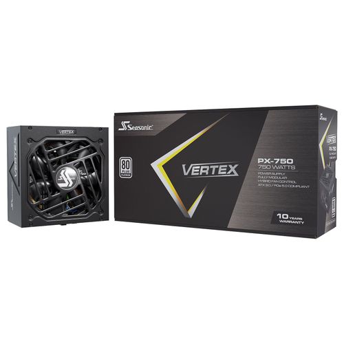 Seasonic VERTEX PX-750 ATX3.0 750W VERTEX PX-750 (750?W), Alimentation PC, Noir