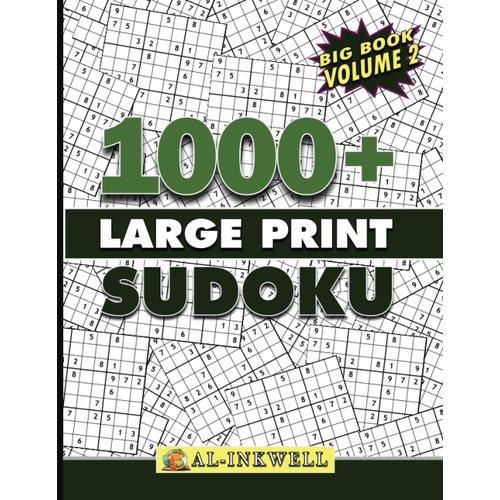 Large Sudoku Book Volume 2: Engage Your Mind With 1000+ Challenging Sudoku: Solve Complex Grids, Master Number Logic, And Enjoy Puzzle Solitaire Fun