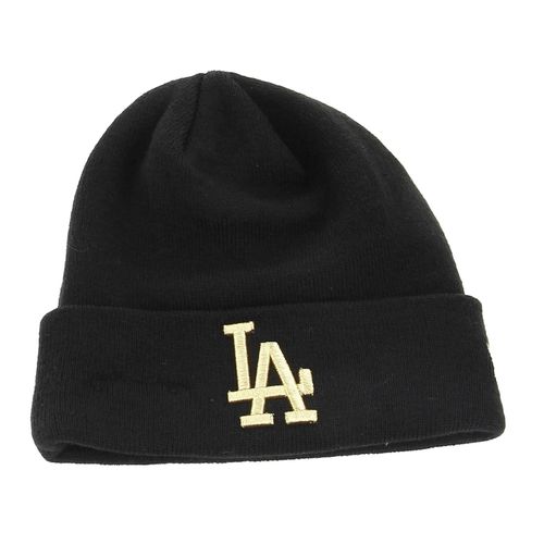 Bonnet Classique New Era Metallic Beanie Losdod Blkxgd Noir