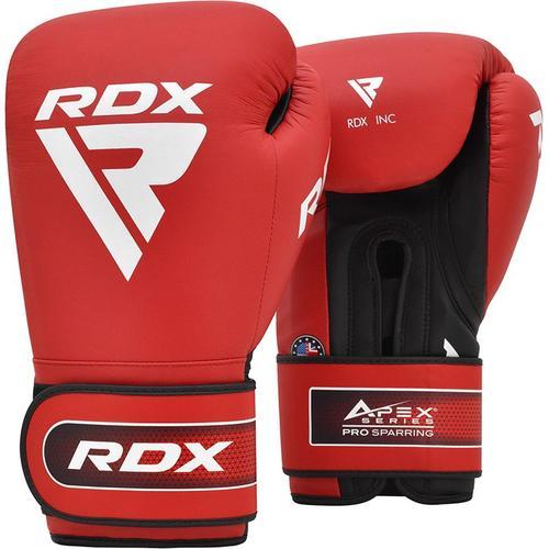 Rdx Apex Rouge 14oz Gants De Boxe Sparring/Entraînement Crochet & Boucle Hommes & Femmes Poinçonnage Muay Thai Kickboxing - Rdx - Bgm-Psa5r-14oz