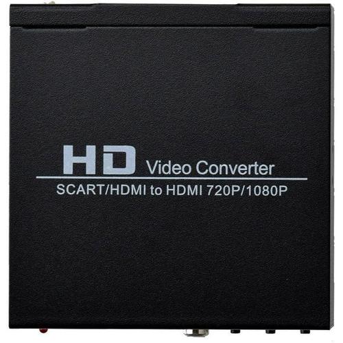 Péritel/HDMI Vers HDMI Compatible 720P 1080P HD Coaxia