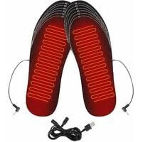 Heated Insole Thermal Insole Usb Heated Soles Foot Warmers Insoles Foot Warmers Winter Fishing Hiking Camping Size Can Be Cut?41-46?