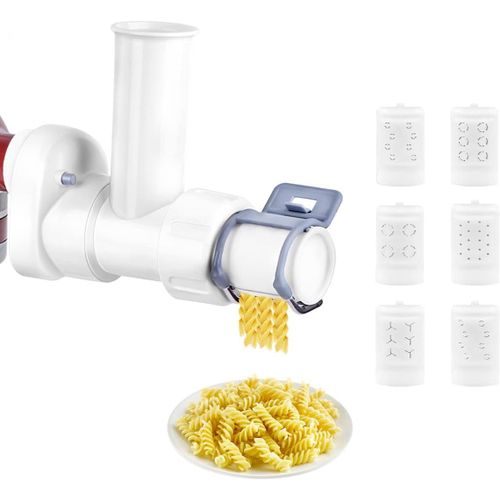 Rouleau Pâtes Accessoire Pour Laminoir Kitchenaid,Italdos Set Machine À Pâtes Rouleaux Découpeurs Pour Kitchenaid Robot Avec 6 Inserts Interchangeables Pour Pâtes Kitchen Aid[Kit6506815]