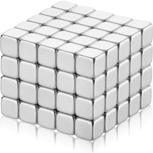 100x Cubes Magnétiques Néodyme, Petits Aimants Pour Pour Réfrigérateur, Tableau Blanc, Photos Ou Cartes, 5x5x5 Mm