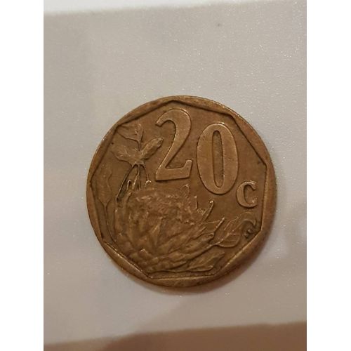 Pièce De 20 Cents Afrique Du Sud