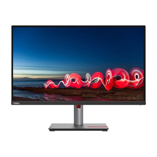 Lenovo ThinkVision T27h-30 - Écran LED - 27" - 2560 x 1440 QHD @ 60 Hz - IPS - 350 cd/m² - 1000:1 - 4 ms - HDMI, DisplayPort, USB-C - noir corbeau - pour ThinkPad P15 Gen 2 20YQ