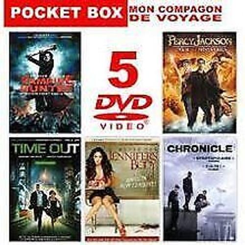 Pocket Box - 5 Dvd - Zone 2 , Audio Francais - Mini Boite Rigide - Vampire Hunter + Percy Jackson Mer Des Monstres + Time Out + Jennifer Body ( Megan Fox ) + Chronicle