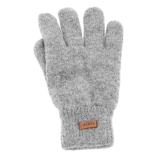 Gants Maille Barts Haakon Heather Grey Gloves Gris Chiné