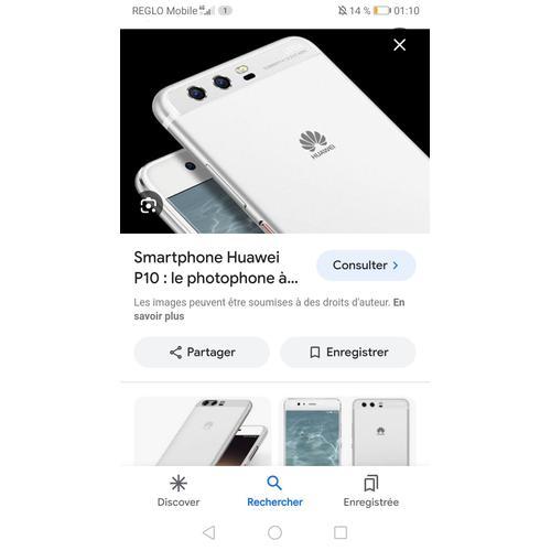 Huawei P10 32 Go Blanc Argenté