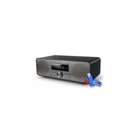 Chaîne Hifi INOVALLEY RETRO10E-BTH-N vinyle avec Fonction encoding,  Bluetooth, CD, K7 Audio, FM, USB