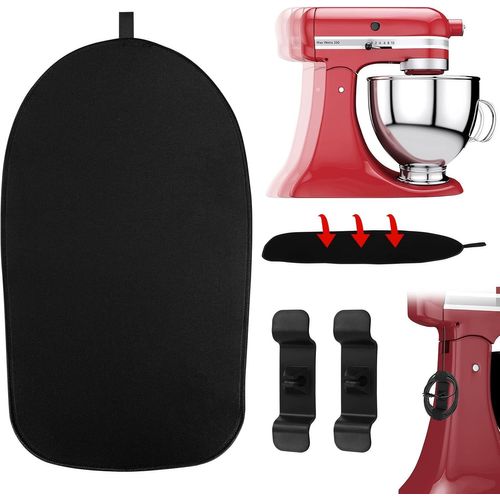 Plateau Coulissant Cuisine, Accessoires Kitchenaid,Accessoires Pour Robots, Avec 2 Organisateur De Cable, Mixer Mover Mat Compatible Avec Kitchenaid 4.5-5 Qt Tilt-Head Stand Mixer[KIT6504240]