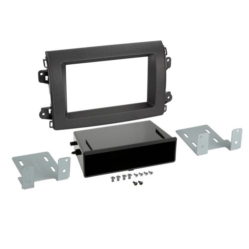 Facade Autoradio Ka986 Compatible Avec Fiat Ducato Ap21 - Noir 2din