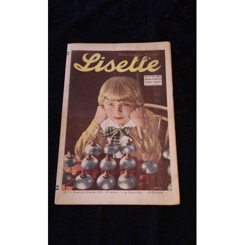 Revue Lisette Numéro 7 Du Dimanche 12 Février 1939