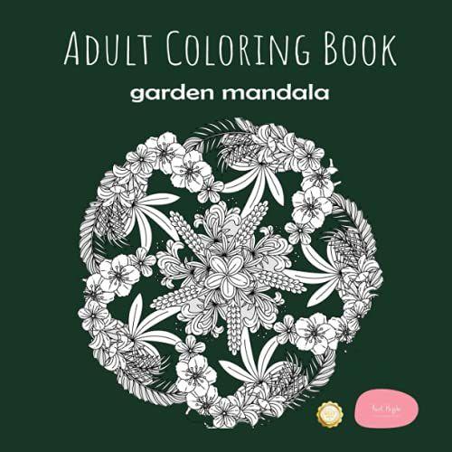 Adult Coloring Book: Flowers Mandala