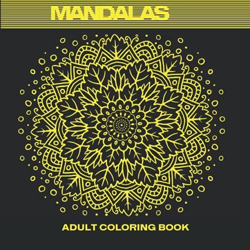 Mandala Coloring Book: 80 Unique Hand Drawn Mandala Designs | Adult Coloring Book For Stress Relief And Relaxation | Hours Of Peace And Relaxation