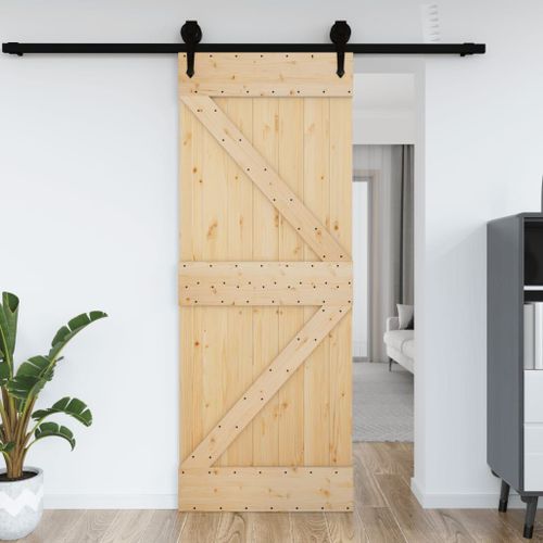 vidaXL Porte 70x210 cm bois massif de pin