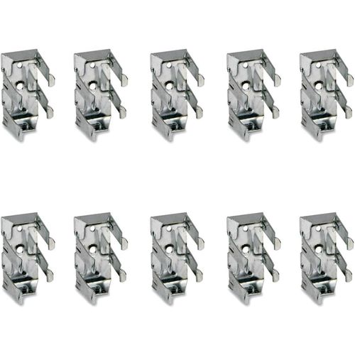 Crochets Pour Socle De Cuisine Crochet Pour Plinthe De Cuisine Facile À Installer (Aluminium, 10 Pièces)[KIT6502775]