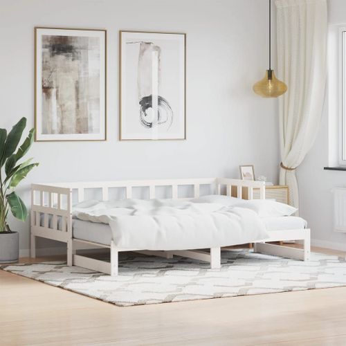 Vidaxl Lit De Jour Et Lit Gigogne Sans Matelas 80x200 Cm Bois Massif