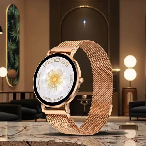 Montre Connectée Aurafit Am28 Amoled 1.43" Appels Bluetooth, Cardio, Sport, Ip68, Homme/Femme