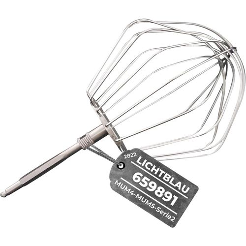 Fouet 00659891 Pour Robot Ménager Bosch I Réglable En Hauteur I Adapté Pour Mum4 Et Mum5 I Fouet I Accessoire Robot Ménager Bosch 659891[KIT6503021]