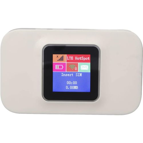 KGABERY-Point D'Accès Wifi Portable 4G,Routeur Wifi Mobile 4G Lte,Point D'Accès Wifi Mobile De Poche Mondial Avec Emplacement Pour Carte Sim Et Écran Couleur Led,Point D'Accès Wifi