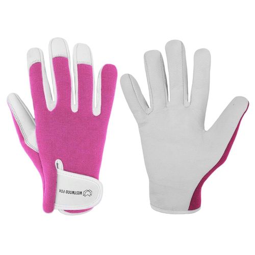 KGABERY-Gants De Jardinage Hommes/Femmes,Gréeur À L'Épreuve Des Épines Gants De Travail,Écran Tactile,Respirant,Gants De Travail De Sécurité Légers,Qualité Premium (Rose,M)