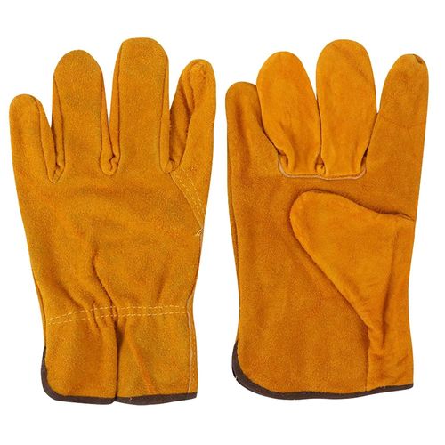 KGABERY-Gants De Travail En Cuir Résistant Aux Épines Pour Le Jardinage Cuir Gants De Travail Pourjardinage/Coupe/Construction/Ferme/Moto Construction Respirante Et Flexible
