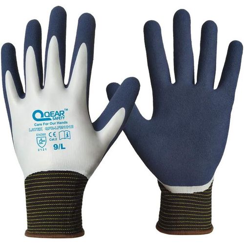 KGABERY-Qear Gant De Jardin En Latex Entièrement Enduit,Imperméable Et Résistant Aux Épines De Rose