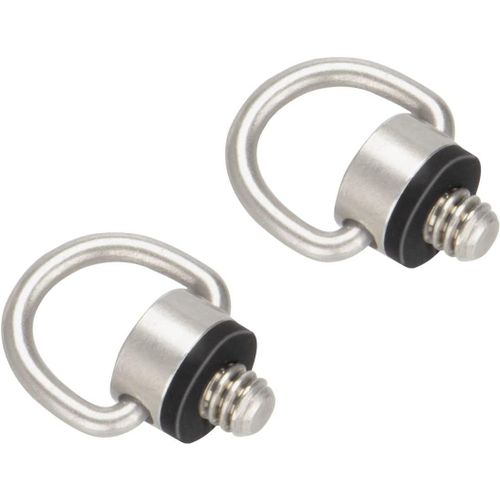 KGABERY-Sangle De Caméra À Anneau En D 2 Pièces Vis 1/4 "",Vis De Fixation Rapide Pour Sangles De Caméra,Trépieds De Caméra,Bâtons De Selfie,Supports De Caméra D'Action Et Appareils Photo Reflex (Scre