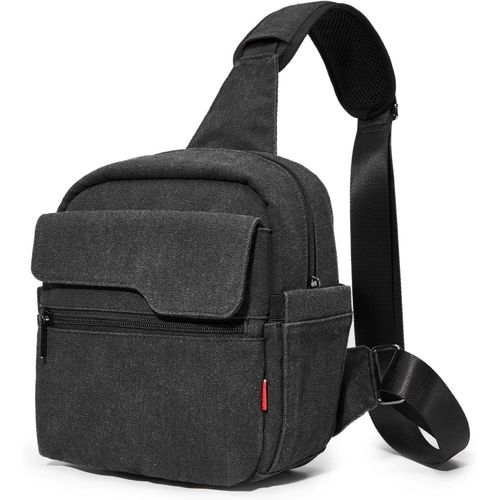 KGABERY-Sacoche Pour Appareil Photo,Sacoche Pour Appareil Photo Étanche Petit Sac À Bandoulière,Sacoche Pour Appareil Photo Reflex,Slr/Dslr,Appareil Photo Compact,Noir,S