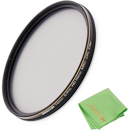 KGABERY-Filtre Polarisant 72Mm,Polarisant Circulaire,S-Pro Hd Nano Mrc16,72Mm Polarizing Filter,Verre Optique,Filtre Cpl