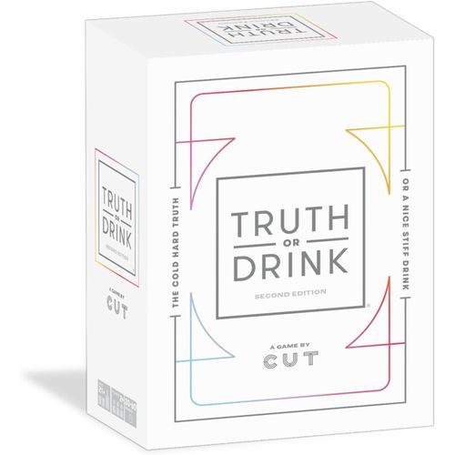 ChenQuanSarl-Truth Or Drink » - Jeu De Fête Amusant Pour Adultes - Le Jeu À Boire Ultime - Jeu De Vérité Ou De Devoir Avec Humour - Jeux À Boire - Jeux De Fête À Partir De 18 Ans - De Happy Hour À Ex