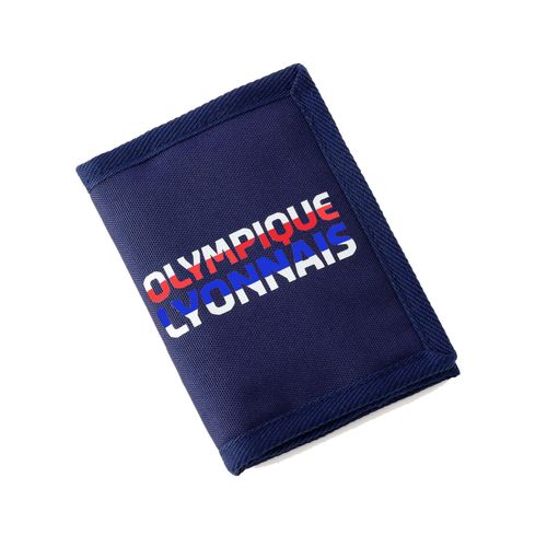 Portefeuille Olympique lyonnais Portefeuille ol crew Bleu marine Unique
