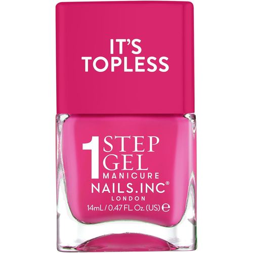 Chenquansarl-Topless Olivia (Rose Vif) ¿ Vernis Gel Sans Uv ¿ Manucure En 1 Étape Jusquà 8 Jours De Tenue ¿ Séchage Rapide, Végan & 21-Free ¿ Pour Enfants & Adultes ¿ Sans Base Ni Top Coat 