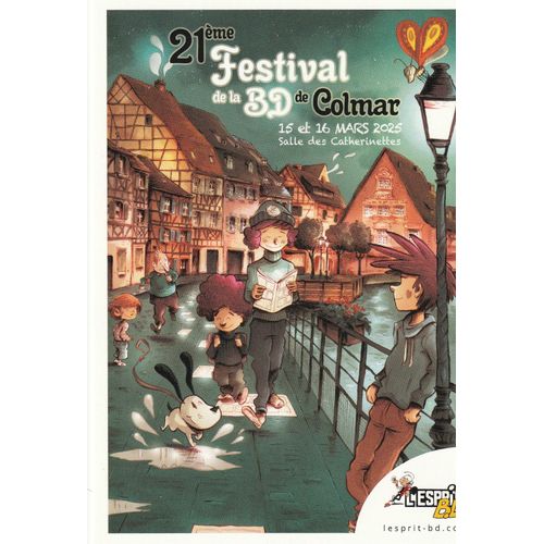 Carte Postale Dawid Festival Bd Colmar 2025 (Les Enquêtes Polar De Philippine Lomar