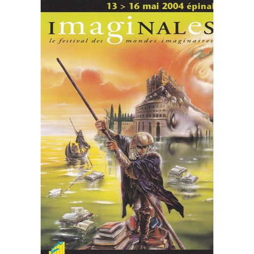 Carte Postale Francescano Gilles Festival Bd Sf Imaginales Epinal 2004