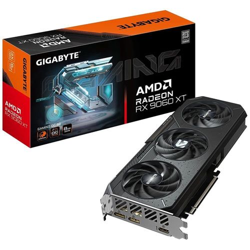 Gigabyte GV-R9060XTGAMING OC-8GD Gaming OC 8G, Radeon RX 9060 XT, 8.0GB GDDR6, PCI-Express