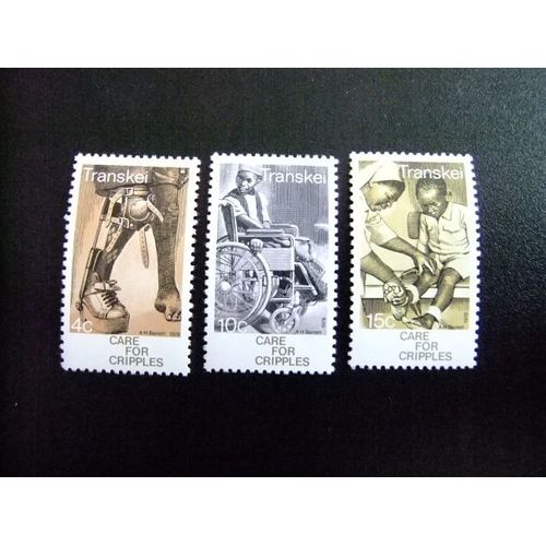 48 Transkei 1977 / Aide Aux Personnes Handicapées / Yvert 45 / 47 Mnh