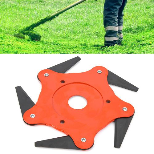 CONNOR Lame de debroussailleuse a 5 dents, lames metalliques, tete de coupe-herbe de jardin pour tondeuse a gazon