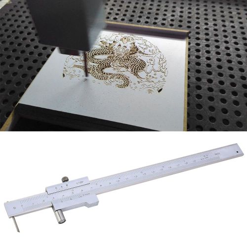 CONNOR Pied a coulisse parallele croise 0-200 mm Pied a coulisse parallele croise en acier inoxydable Jauge de marquage