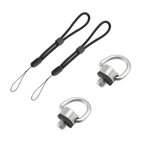 2 Pièces 1/4"" Vis Appareil Photo, Adaptateur À Vis Pour Sangle De Caméra Anneau En D, Vis De Montage De Caméra, Accessoires Vis De Fixation Pour Trépieds, Monopods, Bâtons De Selfi[Hero706]