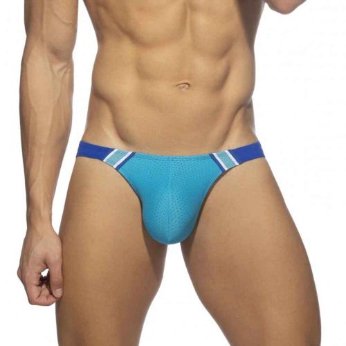 Short De Bain Taille Basse Pour Homme,Maillot De Bain,Culotte De Plage Respirante,Été-Light Blue-M