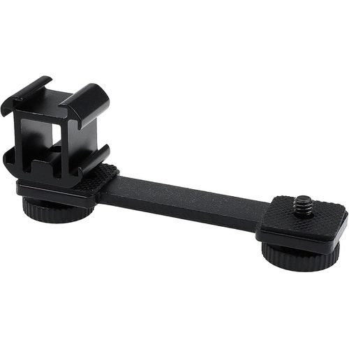 Adaptateur De Fixation Pour Griffe - Triple Barre D'Extension Avec Vis De 6,35 Mm - Alliage D'Aluminium Noir - Stabilisateur Pour Appareils Photo De Sport Et Moniteurs Dslr[Hero4122]