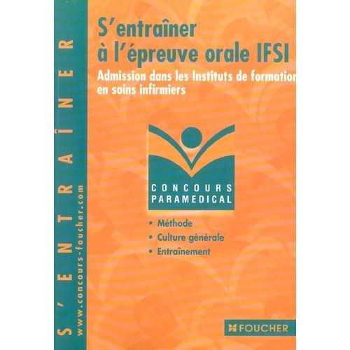 S'entraîner Épreuve Orale Ifsi
