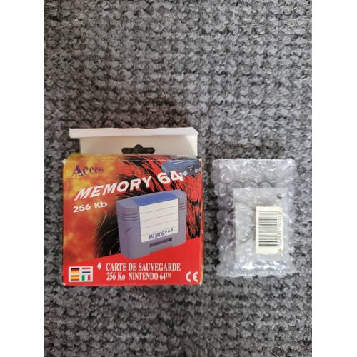 Carte De Sauvegarde 256ko Nintendo 64 - Access Line