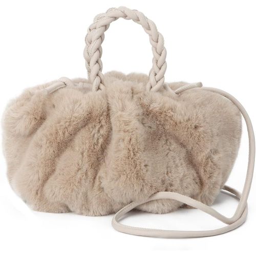 meimieshop-Sac À Bandoulière En Peluche Douce Pour Femme Pochette Sac À Main Sac Fourre-Tout Sac À Bandoulière,Style 2